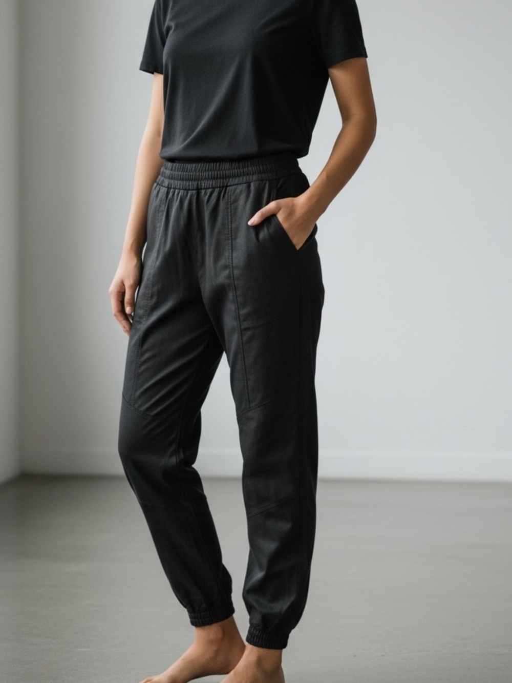 Aritzia Community Delectare Jogger Pants Black